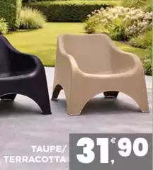 Taupe/Terracotta