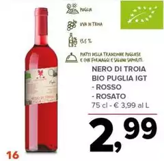 Puglia sapori - Nero Di Troia Bio IGT