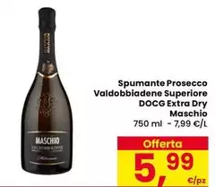 Maschio - Spumante Prosecco Valdobbiadene Superiore DOCG Extra Dry Maschio - Spumante Prosecco Valdobbiadene Superiore DOCG Extra Dry