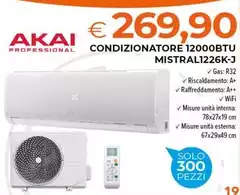 Akai - Condizionatore 12000BTu