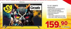 Graetz - Tv 43" GR4327470