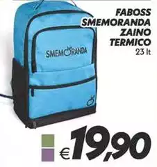 Smemoranda - Faboss  Zaino
