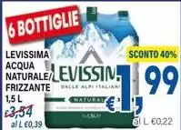 Levissima - Acqua Naturale/ Frizzante Levissima - Acqua Naturale/ Frizzante