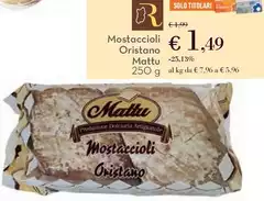 Mattu - Mostaccioli Oristano Mattu - Mostaccioli Oristano