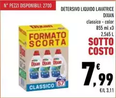 Dixan - Detersivo Liquido Lavatrice Dixan - Detersivo Liquido Lavatrice
