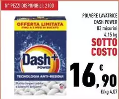 Dash - Polvere Lavatrice Power Dash - Polvere Lavatrice Power