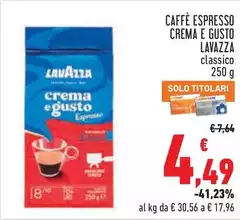 Lavazza - Caffè Espresso Crema E Gusto Lavazza - Caffè Espresso Crema E Gusto