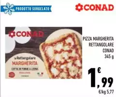 Conad - Pizza Margherita Rettangolare