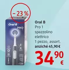 Oral B - Pro 1 Spazzolino Elettrico 1 Pezzo, Assort. Oral B - Pro 1 Spazzolino Elettrico 1 Pezzo, Assort.