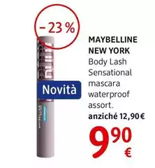 Maybelline - New York Body Lash Sensational Mascara Waterproof Assort.
