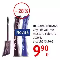 Deborah - Milano City Lift Volume  Mascara Colorati Assort.