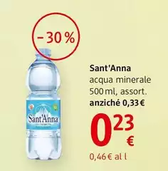 Sant'anna - Acqua Naturale O Frizzante 500 Ml, Assort. Sant'anna - Acqua Naturale O Frizzante 500 Ml, Assort.