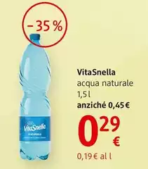 Vitasnella - Acqua Naturale 1,5 L