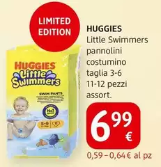 Huggies - Little Swimmers Pannolini Nuoto Taglia 3-4 , 5-6 11 - 12 Pezzi, Assort. Huggies - Little Swimmers Pannolini Nuoto Taglia 3-4 , 5-6 11 - 12 Pezzi, Assort.