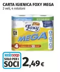 Foxy - Carta Igienica Mega
