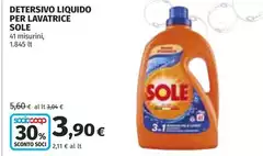 Sole - Detersivo Liquido Per Lavatrice Sole - Detersivo Liquido Per Lavatrice