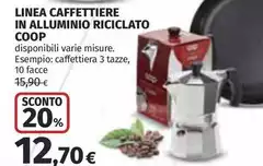Linea - Caffettiere In Alluminio Riciclato Linea - Caffettiere In Alluminio Riciclato