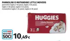 Pannolini O Mutandine Little Movers Pannolini O Mutandine Little Movers