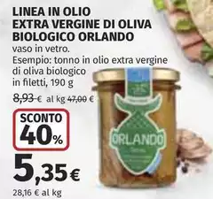Orlando - Linea In Olio Extra Vergine Di Oliva Biologico