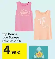 Top Donna Con Stampa Top Donna Con Stampa