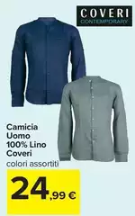 Coveri - Camicia Uomo 100% Lino Coveri - Camicia Uomo 100% Lino