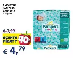 Pampers - Salviette Baby-Dry Pampers - Salviette Baby-Dry