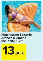 Materassino Spicchio Arancia O Limone Materassino Spicchio Arancia O Limone
