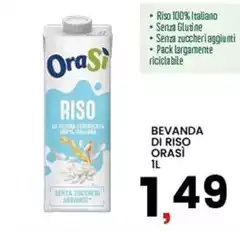 Orasi - Bevanda Di Riso Orasi - Bevanda Di Riso