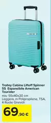Spinner - Trolley Cabina Lìffoff  55 Espansible American Tourister