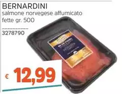 Bernardini Gastone - Salmone Norvegese Affumicato Fette Bernardini Gastone - Salmone Norvegese Affumicato Fette
