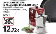 Linea - Caffettiere In Alluminio Riciclato Linea - Caffettiere In Alluminio Riciclato