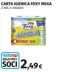 Foxy - Carta Igienica Mega Foxy - Carta Igienica Mega