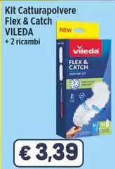 Vileda - Kit Catturapolvere Flex & Catch