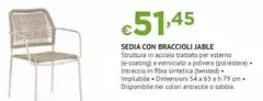Sedia Con Braccioli Jable Sedia Con Braccioli Jable