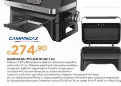 Campingaz - Barbecue Da Tavolo Attitude 2 Go