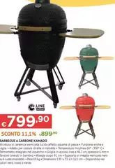 Line Outdoor - Barbecue A Carbone Kamado