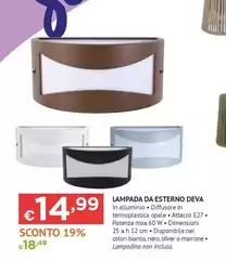 Lampada Da Esterno Deva Lampada Da Esterno Deva