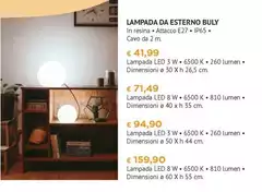 Lampada Da Esterno Buly Ø 30 Cm Lampada Da Esterno Buly Ø 30 Cm