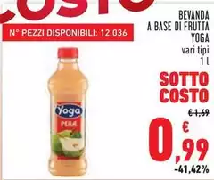 Yoga - Bevanda A Base Di Frutta Yoga - Bevanda A Base Di Frutta