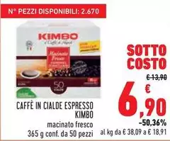 Kimbo - Caffè In Cialde Espresso Kimbo - Caffè In Cialde Espresso