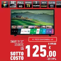 LG - Smart Tv 32" 32LQ631C
