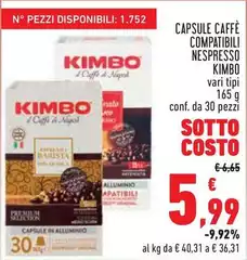 Kimbo - Capsule Caffè Compatibili Nespresso