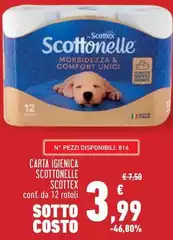 Scottex - Carta Igienica Scottonelle Scottex - Carta Igienica Scottonelle