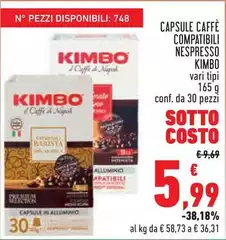 Kimbo - Capsule Caffè Compatibili Nespresso Kimbo - Capsule Caffè Compatibili Nespresso