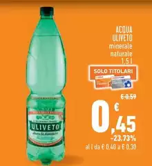 Uliveto - Acqua