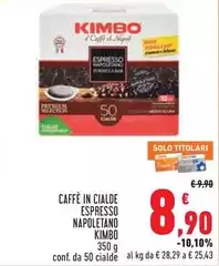 Kimbo - Caffè In Cialde Espresso Napoletano Kimbo - Caffè In Cialde Espresso Napoletano