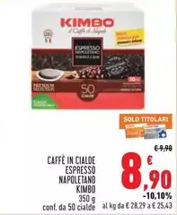 Kimbo - Caffè In Cialde Espresso Napoletano