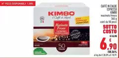 Kimbo - Caffè In Calde Espresso Kimbo - Caffè In Calde Espresso