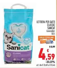 Sanicat - Lettiera Per Gatti Classic Sanicat - Lettiera Per Gatti Classic
