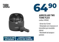 Jbl - Auricolari Tws Tune Flex 